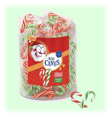 FIZZY MINI CANE CANDY