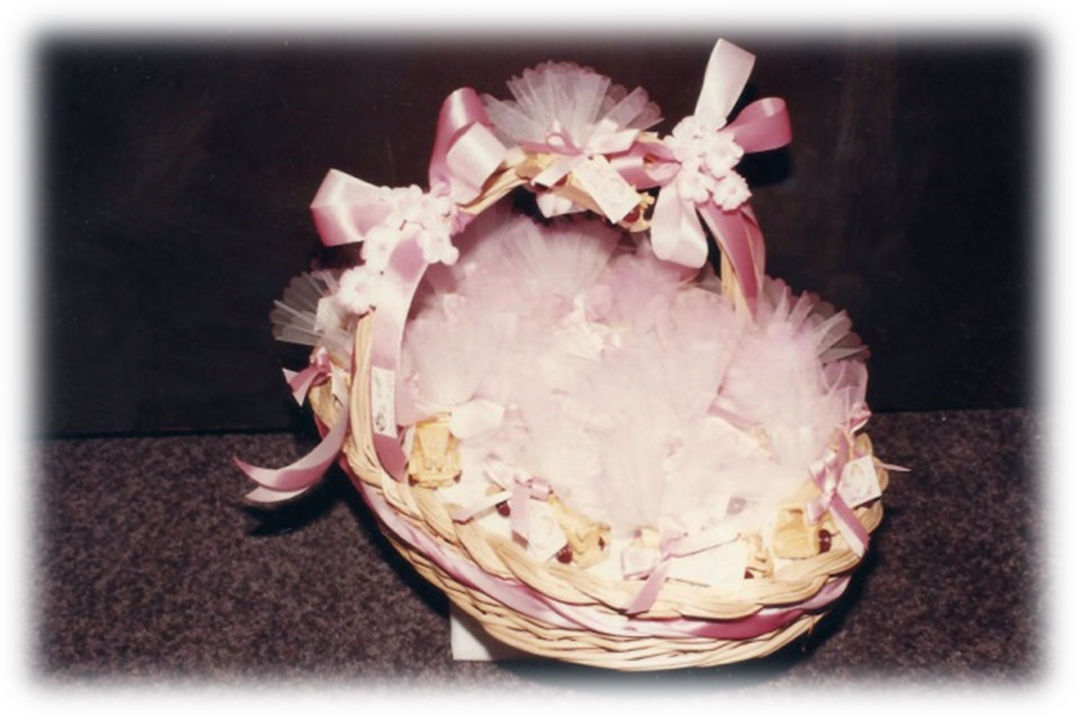 Panier osier clair - photo